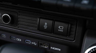 Toyota Land Cruiser - idle up button