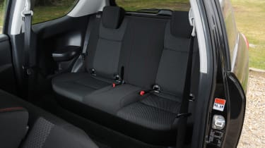 Suzuki Swift Sport SZ-R rear seats