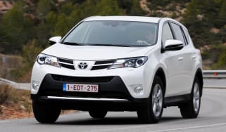 Toyota RAV4 front cornering