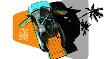 Renault 4 JP4x4 - artwork overhead