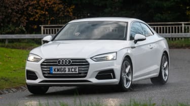 Audi A5 Coupe 2.0 TDI - front cornering