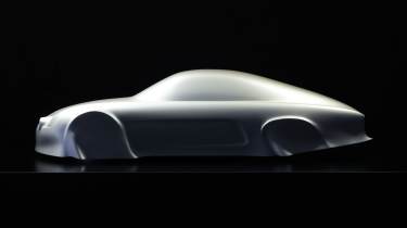 Alpine A110 sculpture - side 2