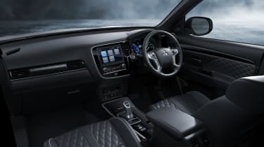 Outlander PHEV interior dashboard