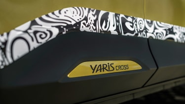 Toyota Yaris Cross prototype - Yaris Cross badge