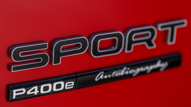 Range Rover Sport PHEV - badge