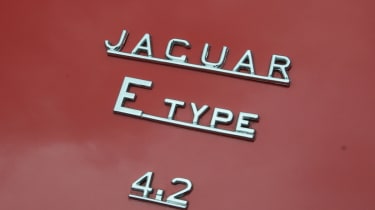Jaguar E-Type badge