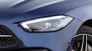 Mercedes C-Class Estate - head light detail