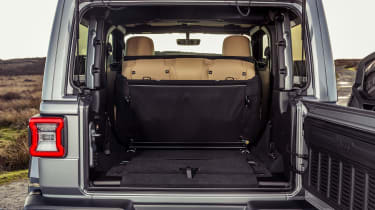 Jeep Wrangler  - boot with seats down