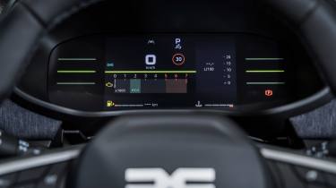 Dacia Sandero facelift - dials