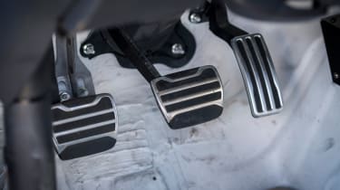Nissan GT-R 1,390bhp drift car - pedals