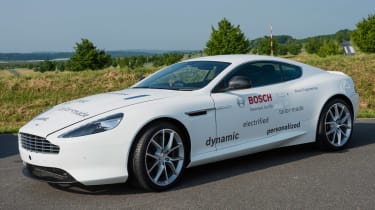 Bosch Engineering Aston Martin DB9 hybrid front side
