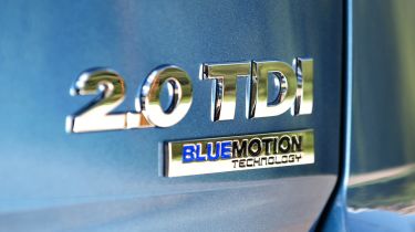 VW diesel badge