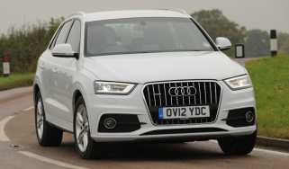 Audi Q3 front cornering
