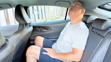 Toyota Prius Excel - rear seats
