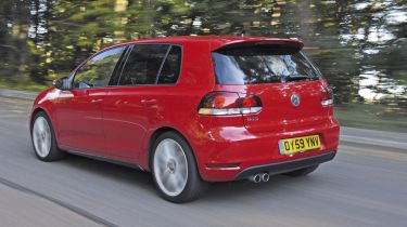 Volkswagen Golf GTD rear track