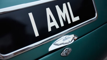 Aston Martin DB4 GT - number plate