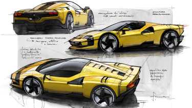 Ferrari SC40 - sketches