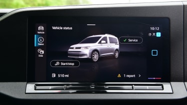 Volkswagen Caddy - infotainment screen
