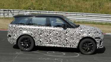 New Range Rover Sport facelift - side action