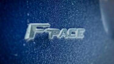 Jaguar F-Pace prototype - badge