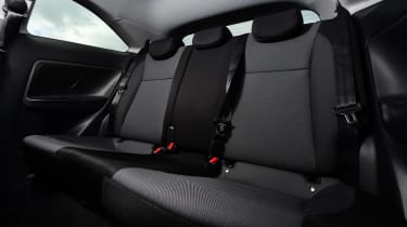 Hyundai i20 Coupe - rear seats