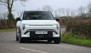 New Kia EV3 - front cornering