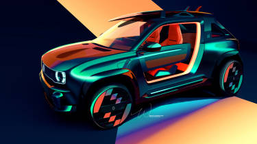 Renault 4 JP4x4 - artwork front angled