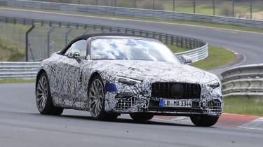 Mercedes SL spy 2021 - 