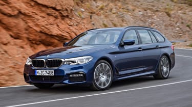 New BMW 5 Series Touring - front cornering