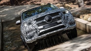 Mercedes GLE prototype - off-road full front