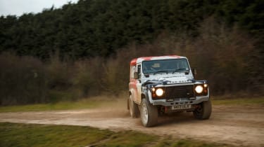Land Rover Defender Challenge drift
