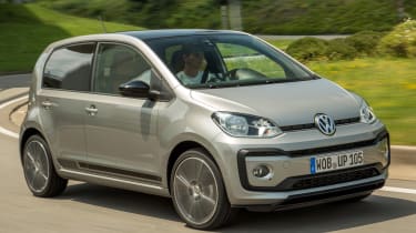 Volkswagen up! 2016 - front cornering silver