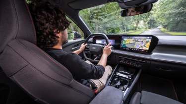 Jordan Katsianis driving the Audi Q3