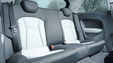 Audi A1 1.6 TDI rear seats