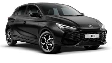 MG3 configurator front 3/4 - black