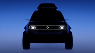 Renault 4 silhouette - front