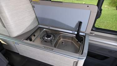 Volkswagen California - gas hob and sink 