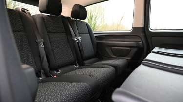 Mercedes Vito Tourer - rear seats