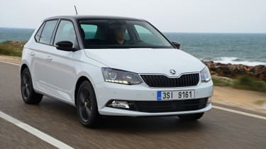 Skoda Fabia - front tracking