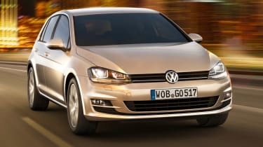 VW Golf Mk7 front driving