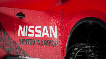 Nissan Winter Warrior concept - Detail shot Winter Warrior text
