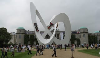 Lotus statue Goodwood House
