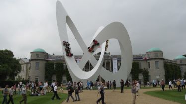 Lotus statue Goodwood House