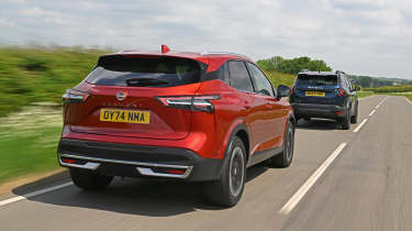 Nissan Qashqai and Dacia Bigster - rear tracking 