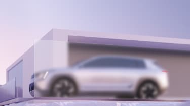 Skoda electric SUV teaser image