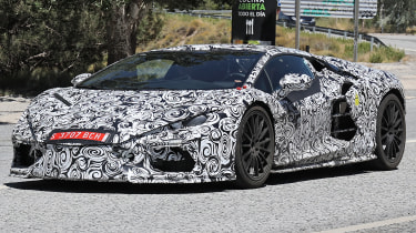 Lamborghini Aventador successor (July &#039;22 spyshots) - front n/s