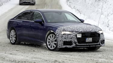 Audi A6 facelift spyshot 2