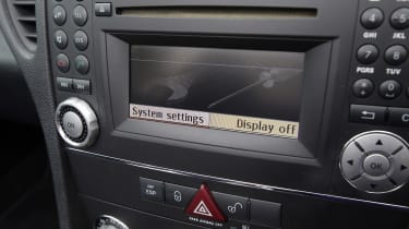 Used Mercedes SLK - centre console