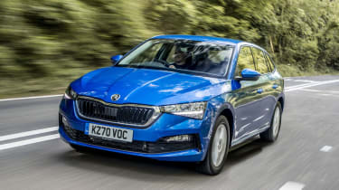 Skoda Scala - tracking front