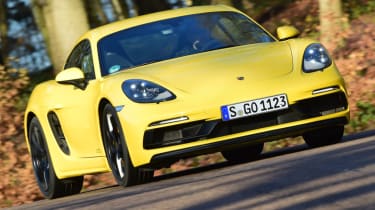 New Porsche Cayman GTS review - front action